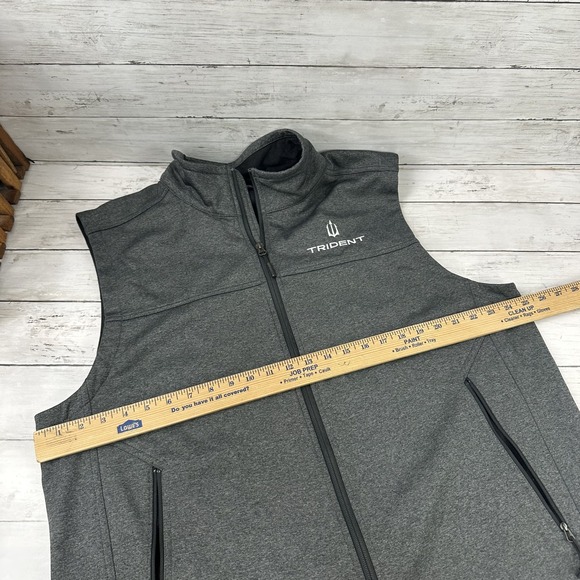 The‎ North Face Windwall Vest Mens XL Softshell Full Zip Jacket Dark Gray - Picture 9 of 13